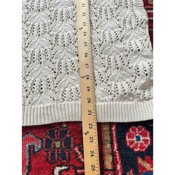Curator SF Rosey Sweater Tee 100% Organic Cotton Natural Size XL/2XL - Picture 4 of 5
